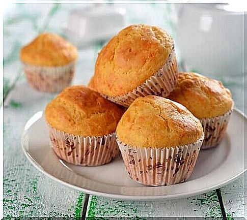 Orange muffins - diabetic's breakfast