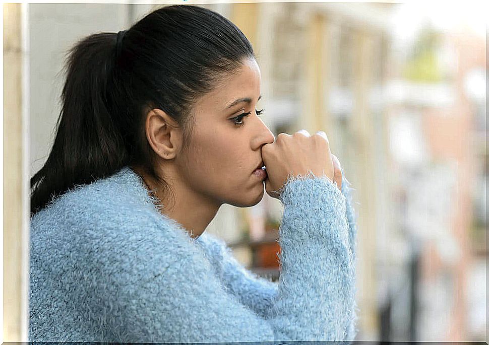 Pensive girl