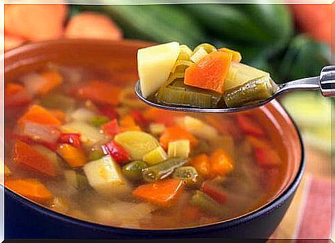 Hearty soup.