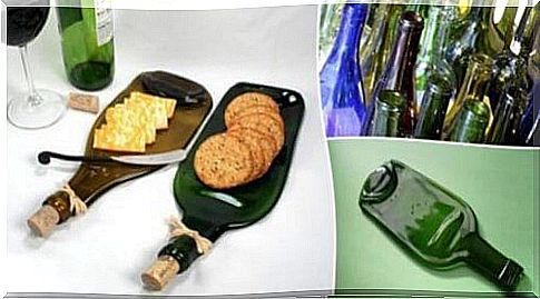 Glass - The original snack tray from a wine bottle