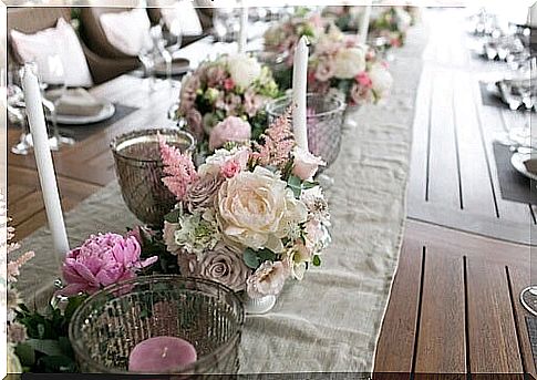 Decorated table