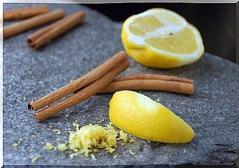 Cinnamon and lemon