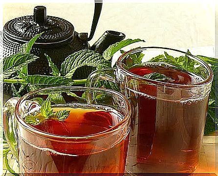 Healing infusions of mint