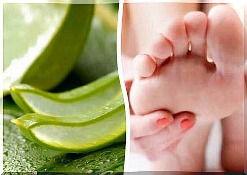 We treat athlete's foot with aloe extract